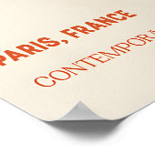 Bird Art Exhibition Poster Abstract Impressionism ポスター (角)