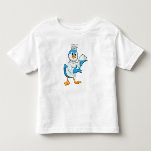 Bird as調理師とプラッタ トドラーTシャツ (正面)