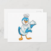 Bird as調理師とプラッタ ポストカード (正面/裏面)