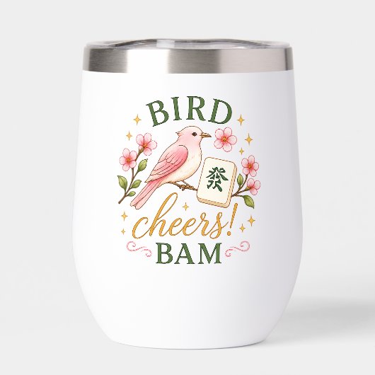 Bird Bam Mahjong Floral Elegant (背面)
