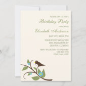 Bird Birthday 招待状 (正面)