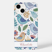 Bird Botanical Perzonalized Case-Mate iPhoneケース (裏面)