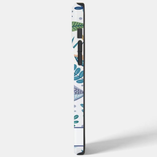 Bird Botanical Perzonalized Case-Mate iPhoneケース (裏面 / 左)