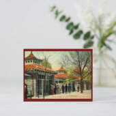 Bird Cages at Zoo, Cincinnati, OHヴィンテージ ポストカード (スタンド正面)