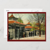 Bird Cages at Zoo, Cincinnati, OHヴィンテージ ポストカード (正面/裏面)