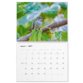 Bird Calendar Pick Your Start Month / Year カレンダー (3月 2027)