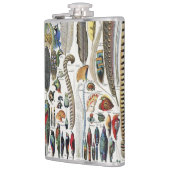 Bird Feather Wildlife Antique Feathers Art Nouveau フラスク (左)