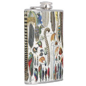 Bird Feather Wildlife Antique Feathers Art Nouveau フラスク (右)