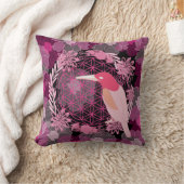 Bird flower of life クッション (ブランケット)