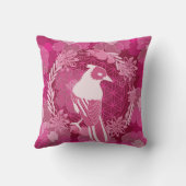 Bird flower of life クッション (裏面)