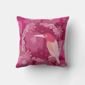 Bird flower of life クッション (裏面)