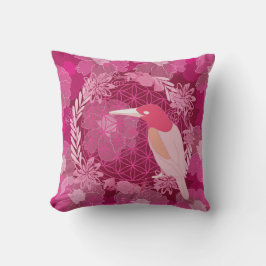 Bird flower of life クッション