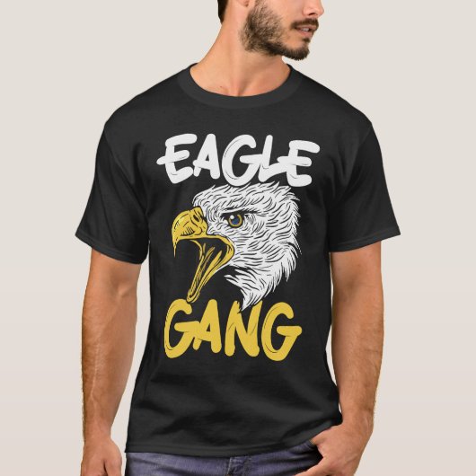 Bird Flying Animal Ornithology Eagle Gang 1 Tシャツ (正面)
