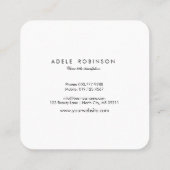 ©Bird Flying to a Tree / Zen Holistic Wellness スクエア名刺 (裏面)