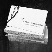 ©Bird Flying to a Tree / Zen Holistic Wellness スクエア名刺