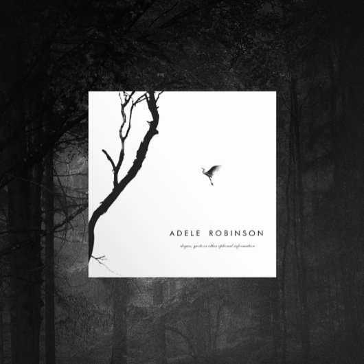 ©Bird Flying to a Tree / Zen Holistic Wellness スクエア名刺