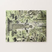 Bird Girl, Bonaventure Cemery, Savannah, GA ジグソーパズル (横)