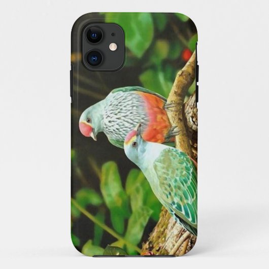 Bird green_iphone Case-Mate iPhoneケース (裏面)