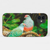 Bird green_iphone Case-Mate iPhoneケース (裏面(横))