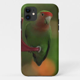 Bird green_iphone iPhone 11 ケース