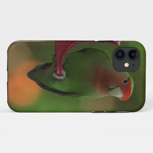 Bird green_iphone Case-Mate iPhoneケース (裏面(横))