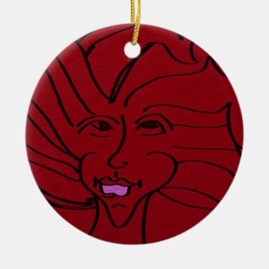 Bird Guardian  セラミックオーナメント (正面)