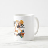 Bird Halloween Artwork Spooky Feathered Friend Ill コーヒーマグカップ (正面右)