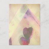 Bird House Heart Abstract ポストカード (正面)