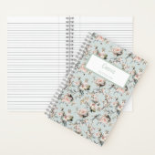 Bird in Blossom Personalized Journal Notebook ノートブック (内側)