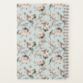 Bird in Blossom Personalized Journal Notebook ノートブック (裏面)