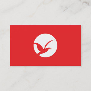 BIRD IN CIRCLEロゴ(赤)名刺 名刺