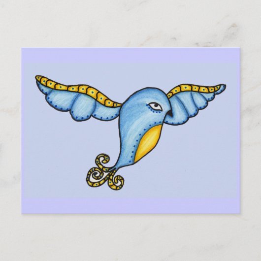 Bird In Flightはがき ポストカード (正面)