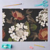 Bird in Flower開花 薄葉紙 (クラフト)