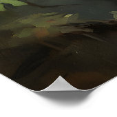 Bird In Forest Wall Print, Bird Rustic, Botanical ポスター (角)