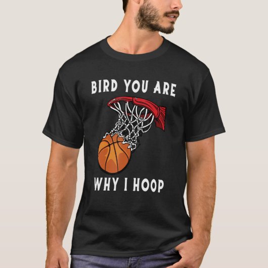 Bird In Her Final Regular Season Home Game Basketb Tシャツ (正面)