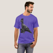 Bird Lover Funny Tourist Pigeon Graphic Tシャツ (正面フル)