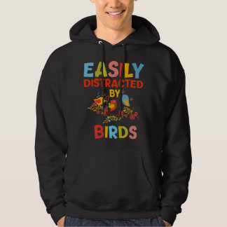 Bird Lovers For Women Men Easily Distracted by Bir パーカ