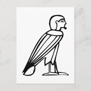 Bird man(Soul),エジプトの象形文字 ポストカード