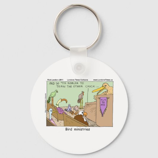 Bird Ministres Tees Mugsカードおもしろい&ギフト キーホルダー (正面)