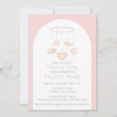 Bird Mobile Nesting Party 招待状 (正面)