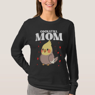 Bird Mom Cockatiels Birding Bird Watching Mother B Tシャツ