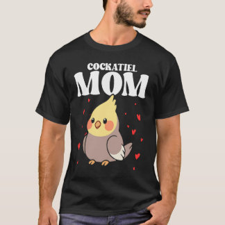Bird Mom Cockatiels Birding Bird Watching Mother B Tシャツ
