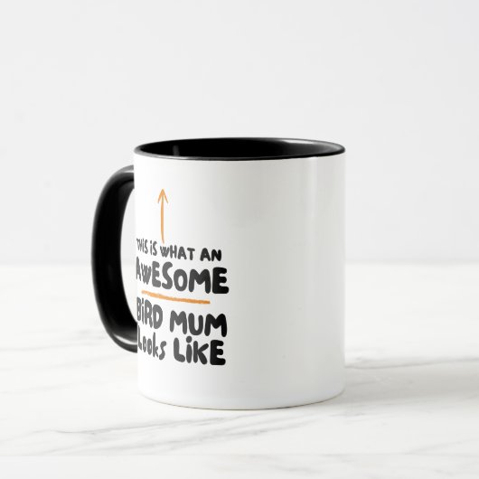 Bird Mom Parrot Owner マグカップ (正面左)