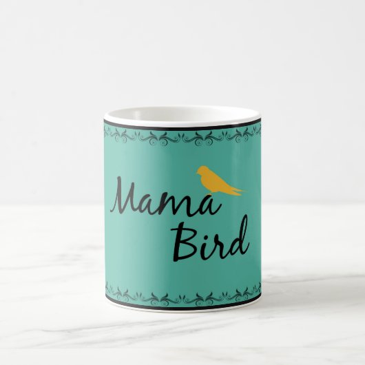 Bird Mugママ コーヒーマグカップ (中央)