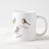 Bird Mug – 庭の鳥の水彩コーヒーカップ ジャンボコーヒーマグカップ (右)