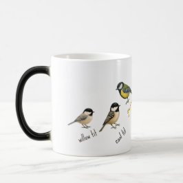 Bird Mug – Garden Birds Watercolour Coffee Cup モーフィングマグカップ