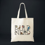 Bird Nerd Assortment Five トートバッグ<br><div class="desc">Reusable,  washable shopping bags help save the environment.  This one was printed in the USA and is employing an American worker.  It's a win-win deal.</div>