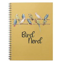 Bird Nerd Birding Ornithology Birdwatching Birder ノートブック