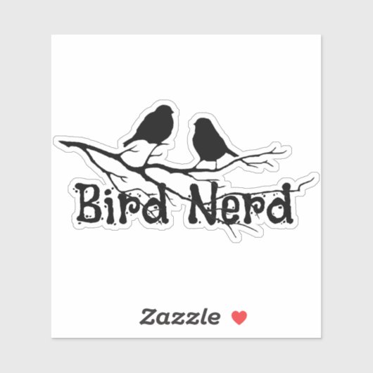 Bird Nerd Fun Bird Watcher Birding シール (シート)