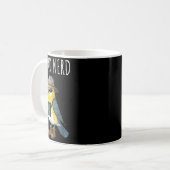 Bird Nerd Funny Bird Watching Birding Bird Lover W コーヒーマグカップ (正面左)
